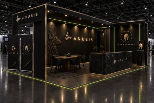 TOKEN2049 stand, 6 × 3 m