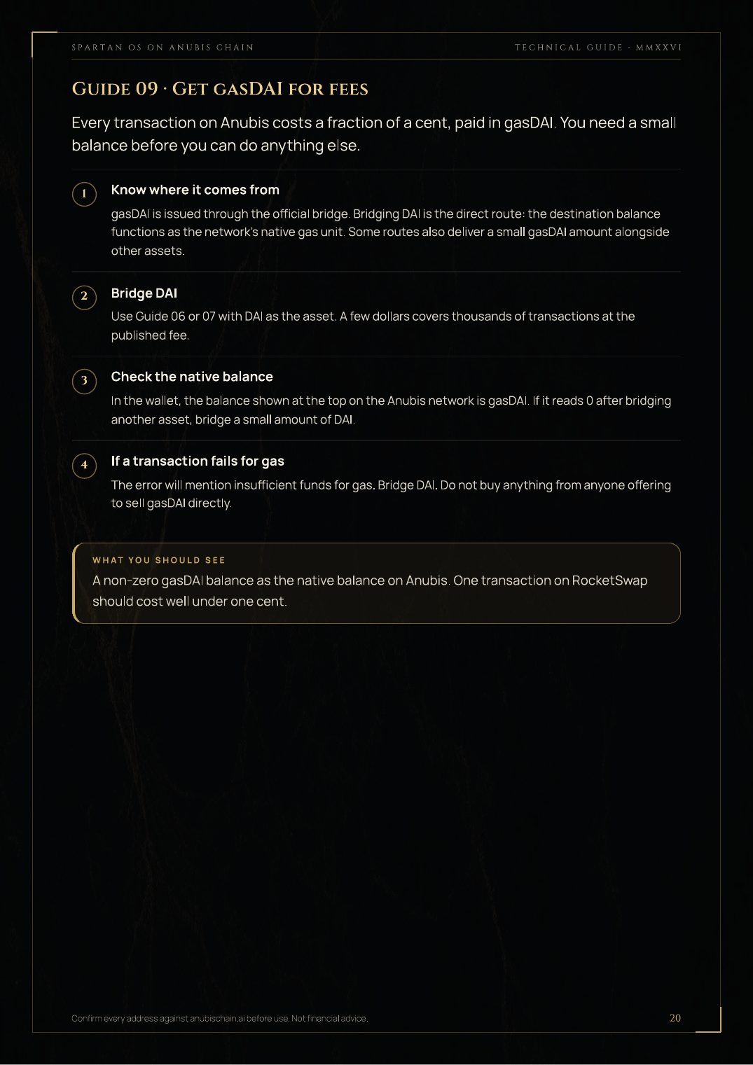 Technical guide · page 20 · Guide 09 · Get gasDAI