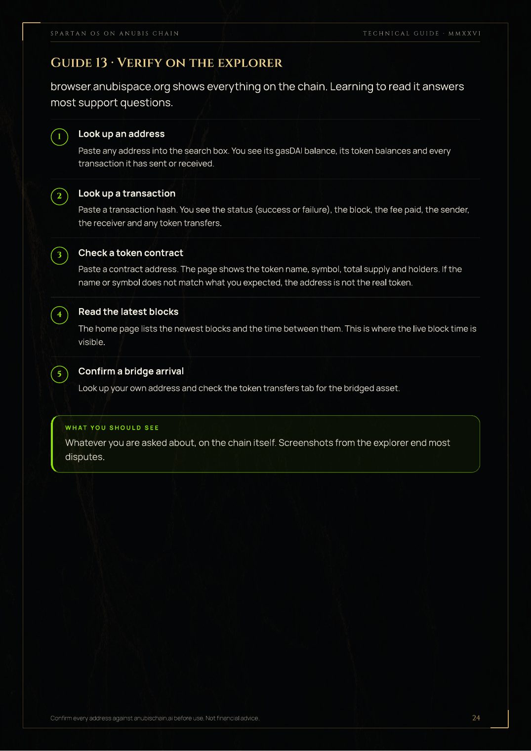 Technical guide · page 24 · Guide 13 · Explorer