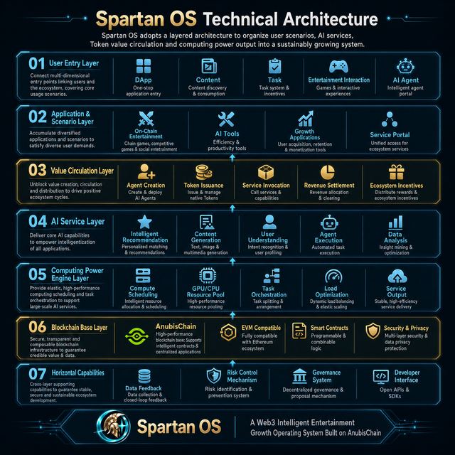 Spartan OS technical architecture · from the whitepaper