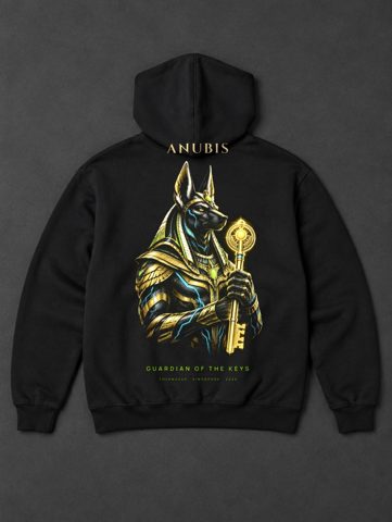 001 · Guardian of keys · hoodie · black