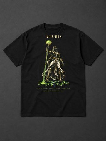 008 · Staff of light · tee · black