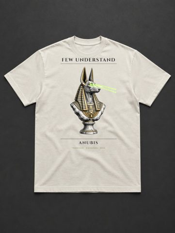 009 · Laser eyes · tee · bone