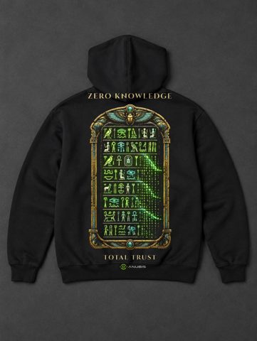 012 · Hieroglyph code · hoodie · black
