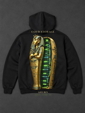 015 · Sarcophagus server · hoodie · black