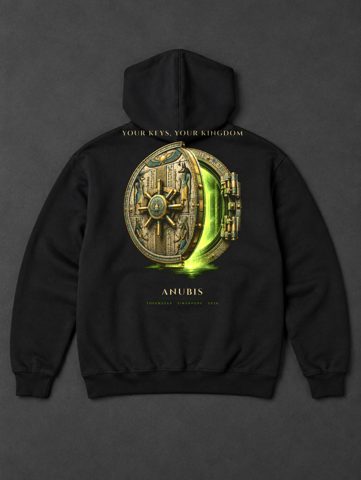 018 · The vault door · hoodie · black