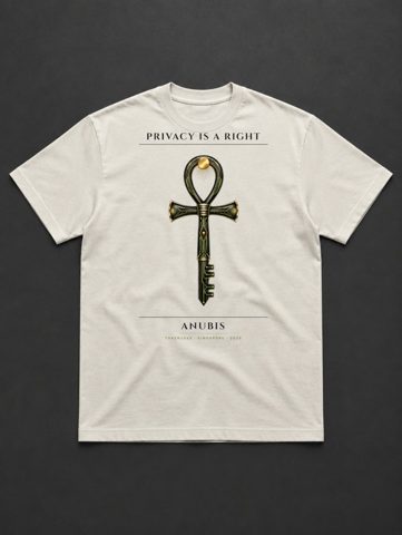019 · Ankh key · tee · bone