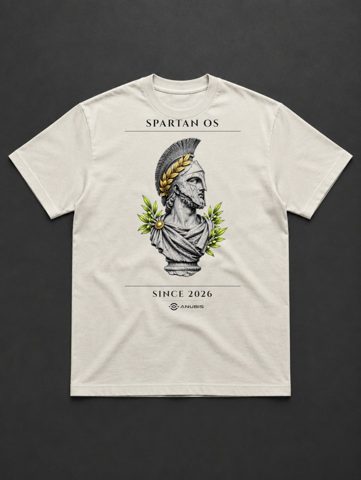 025 · Marble Spartan · tee · bone