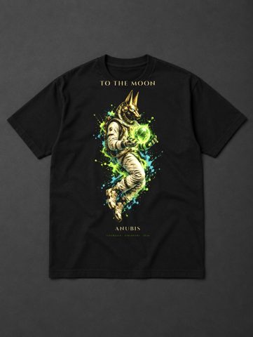 030 · Jackal helmet · tee · black