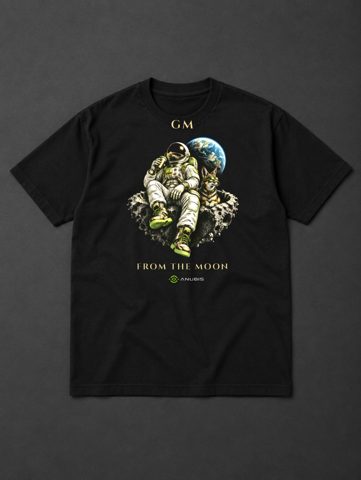 033 · Moon drink · tee · black