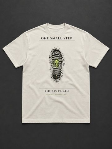 034 · Footprint · tee · bone