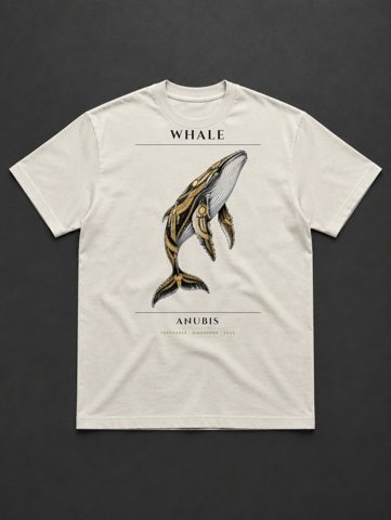 045 · Whale · tee · bone
