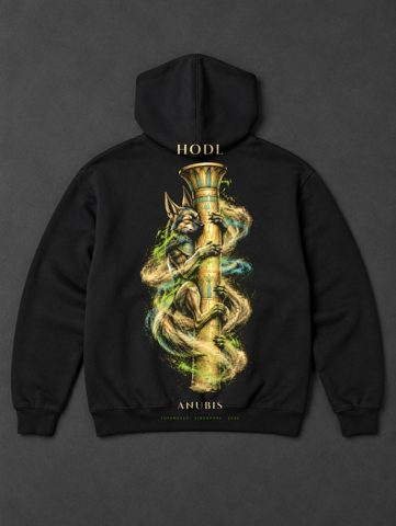 053 · HODL · hoodie · black