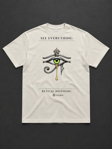 061 · Eye of Horus · tee · bone