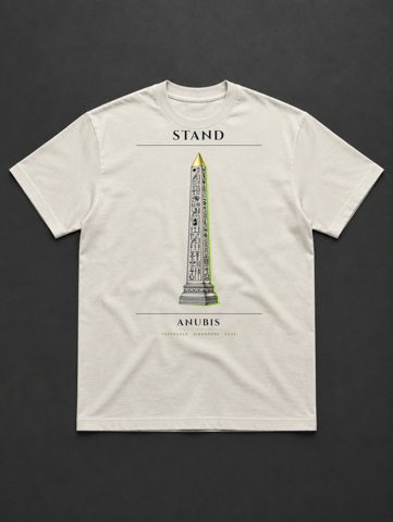 063 · Obelisk · tee · bone