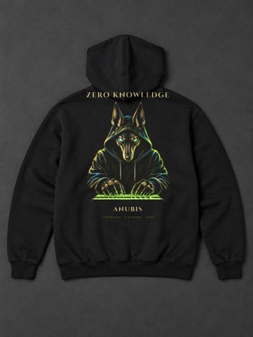 068 · Jackal hacker · hoodie · black
