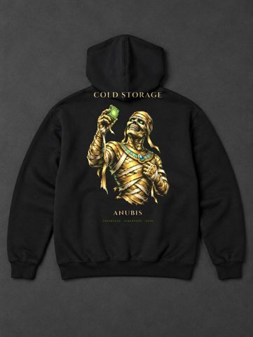 073 · Mummy wallet · hoodie · black