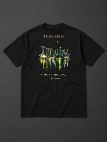 077 · Skyline pyramid · tee · black
