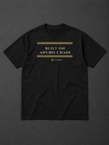 084 · Built on Anubis · tee · black