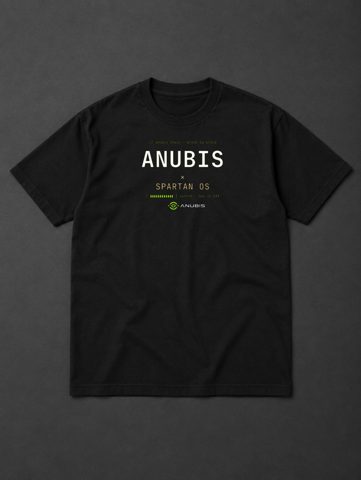 099 · Anubis x Spartan mono · tee · black