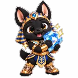 Anubis sticker 09: The gem