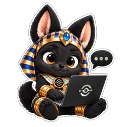 Anubis sticker 13: Typing