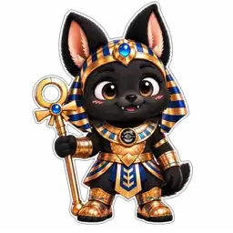 Anubis sticker 14: Pleased