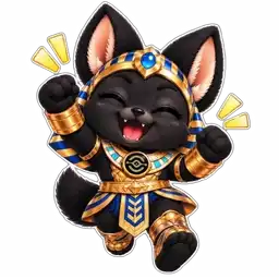 Anubis sticker 18: Cheering